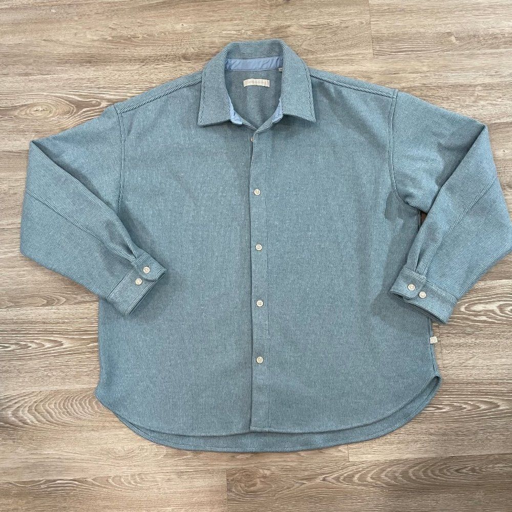 STANDART CLOTH BLue Utility Shirt Oversized fit XL Lightweight shirt jacket
